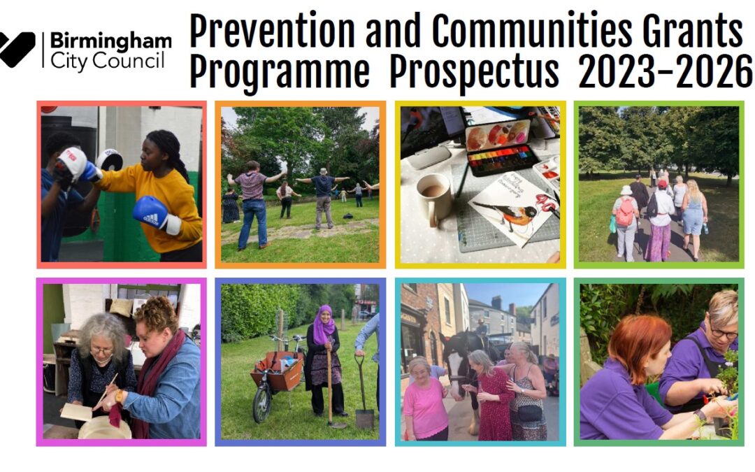 Prevention and Communities Grants Programme Prospectus 2023 – 2026